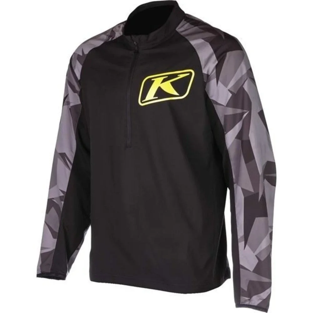 Klim Revolt Jacket Men's Small Black Half Zip Pullover Wind Racing Motocross NWT